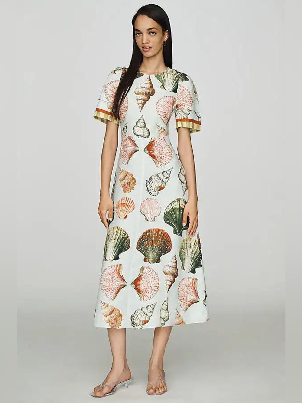 Anthropologie Hunter Bell Casey Dress 6 Somers Shell Mint